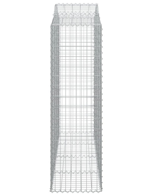 Загрузите изображение в средство просмотра галереи, Coșuri gabion arcuite 3 buc, 200x50x160/180 cm, fier galvanizat - Lando
