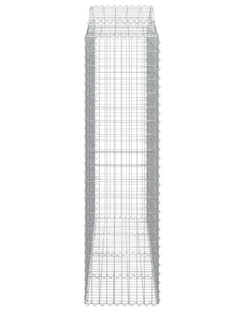 Încărcați imaginea în vizualizatorul Galerie, Coșuri gabion arcuite 9 buc, 200x50x180/200 cm, fier galvanizat - Lando
