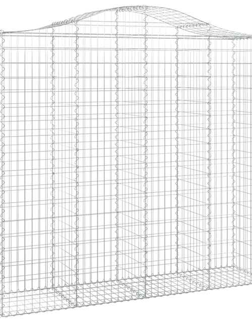 Încărcați imaginea în vizualizatorul Galerie, Coșuri gabion arcuite 14 buc, 200x50x180/200cm, fier galvanizat - Lando
