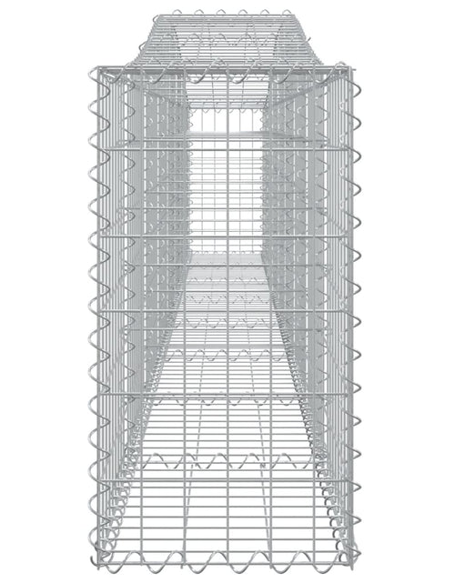 Загрузите изображение в средство просмотра галереи, Coșuri gabion arcuite 20 buc, 400x30x60/80 cm, fier galvanizat - Lando
