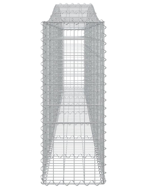 Загрузите изображение в средство просмотра галереи, Coșuri gabion arcuite 15 buc, 400x30x80/100 cm, fier galvanizat - Lando
