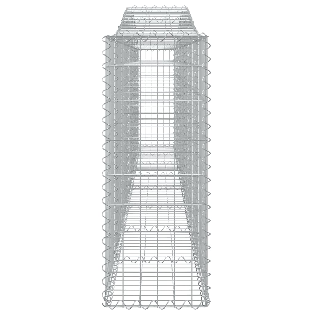 Coșuri gabion arcuite 25 buc, 400x30x80/100 cm, fier galvanizat - Lando