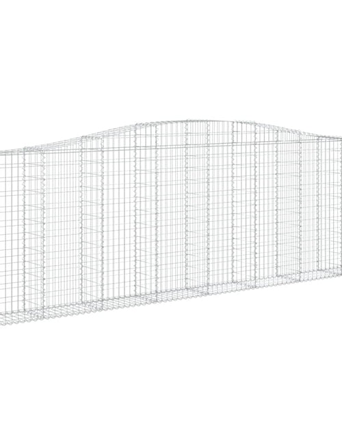 Încărcați imaginea în vizualizatorul Galerie, Coșuri gabion arcuite 4 buc. 400x30x120/140cm fier galvanizat - Lando
