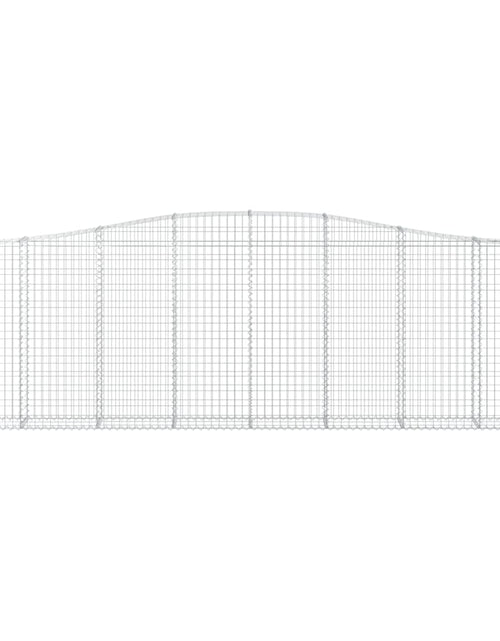 Încărcați imaginea în vizualizatorul Galerie, Coșuri gabion arcuite 7 buc. 400x30x120/140 cm fier galvanizat - Lando
