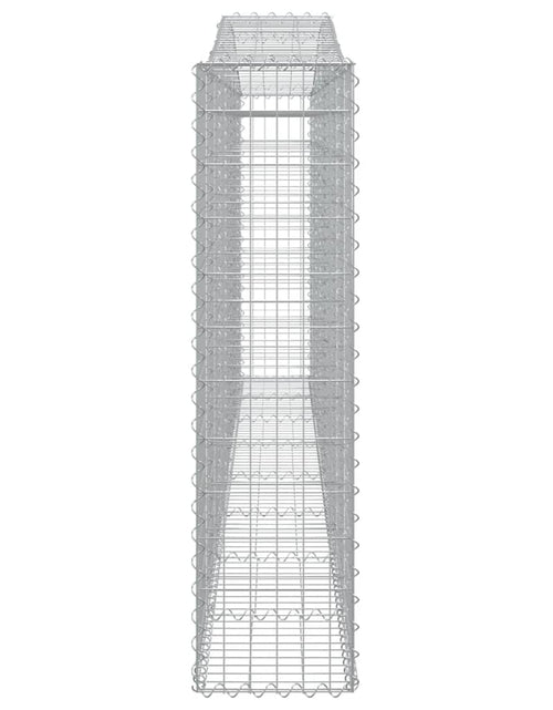 Загрузите изображение в средство просмотра галереи, Coșuri gabion arcuite 8 buc. 400x30x120/140 cm fier galvanizat - Lando
