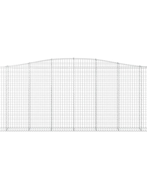 Загрузите изображение в средство просмотра галереи, Coșuri gabion arcuite 15 buc. 400x30x140/160 cm fier galvanizat - Lando
