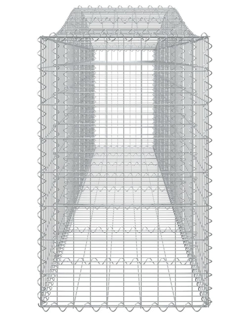 Încărcați imaginea în vizualizatorul Galerie, Coșuri gabion arcuite 4 buc, 400x50x80/100 cm, fier galvanizat - Lando
