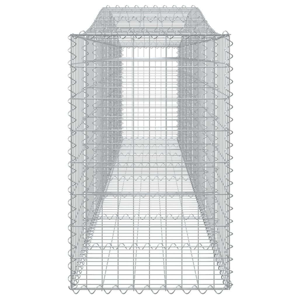 Coșuri gabion arcuite 4 buc, 400x50x80/100 cm, fier galvanizat - Lando