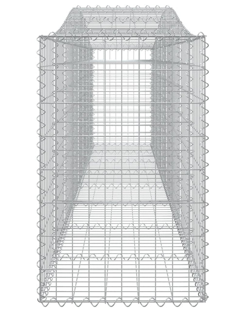 Încărcați imaginea în vizualizatorul Galerie, Coșuri gabion arcuite 10 buc, 400x50x80/100 cm, fier galvanizat - Lando
