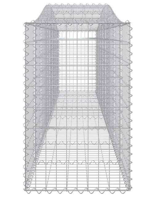 Загрузите изображение в средство просмотра галереи, Coșuri gabion arcuite 20 buc, 400x50x80/100 cm, fier galvanizat - Lando
