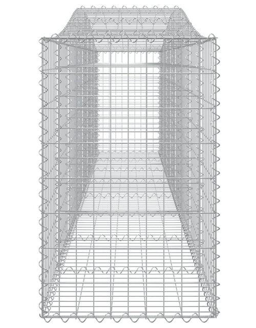 Загрузите изображение в средство просмотра галереи, Coșuri gabion arcuite 25 buc, 400x50x80/100 cm, fier galvanizat - Lando
