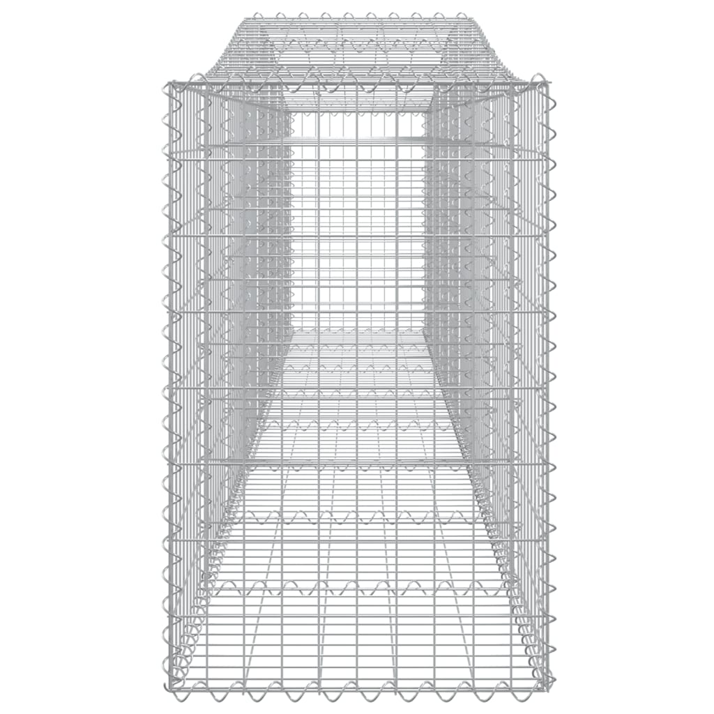 Coșuri gabion arcuite 25 buc, 400x50x80/100 cm, fier galvanizat - Lando