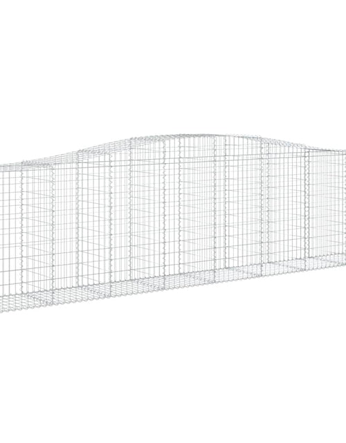 Încărcați imaginea în vizualizatorul Galerie, Coșuri gabion arcuite 2 buc, 400x50x100/120 cm fier galvanizat Lando - Lando
