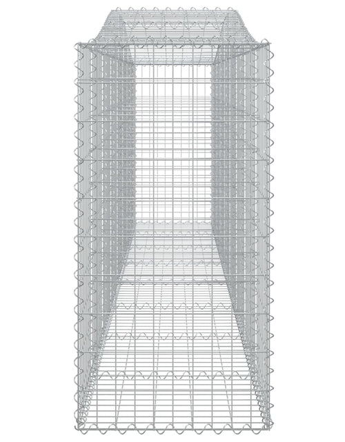 Încărcați imaginea în vizualizatorul Galerie, Coșuri gabion arcuite 4 buc, 400x50x100/120 cm fier galvanizat - Lando
