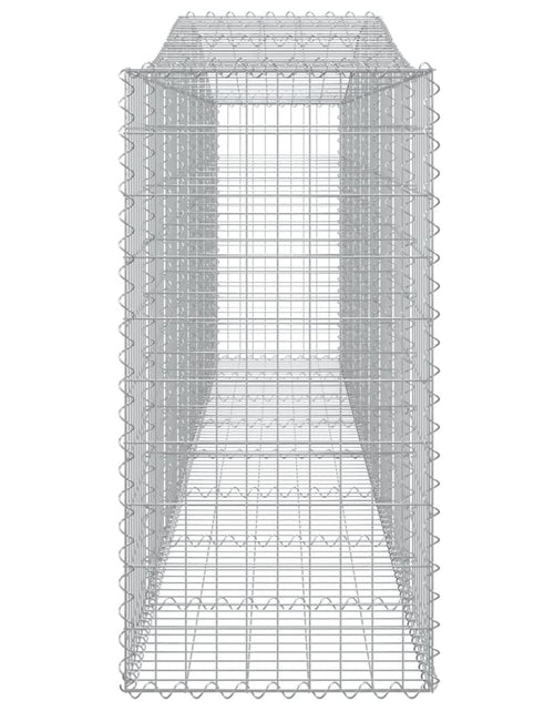 Încărcați imaginea în vizualizatorul Galerie, Coșuri gabion arcuite 15 buc, 400x50x100/120 cm fier galvanizat - Lando
