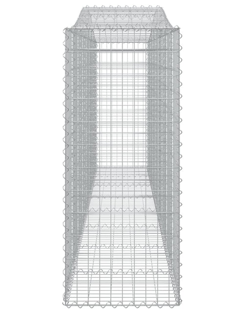 Încărcați imaginea în vizualizatorul Galerie, Coșuri gabion arcuite 15 buc, 400x50x120/140cm, fier galvanizat - Lando
