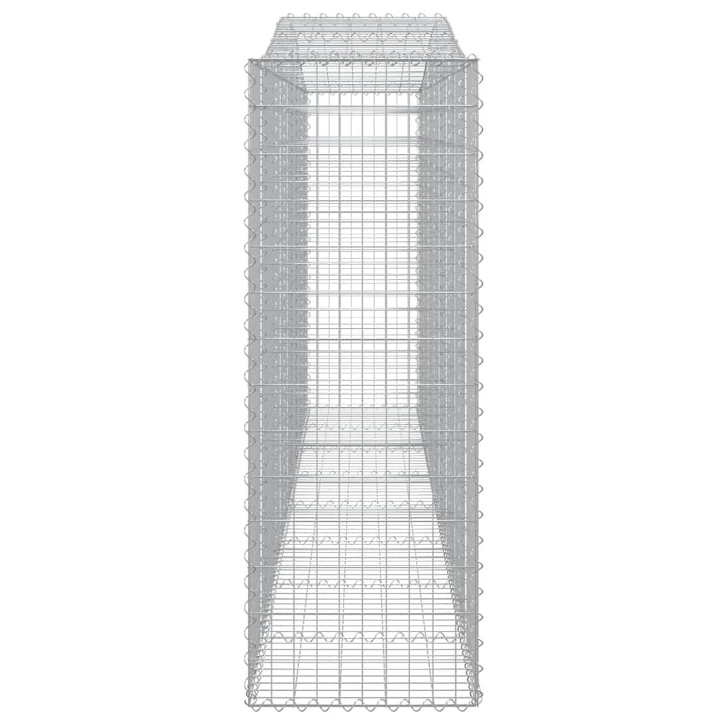 Coșuri gabion arcuite 3 buc, 400x50x140/160 cm, fier galvanizat - Lando