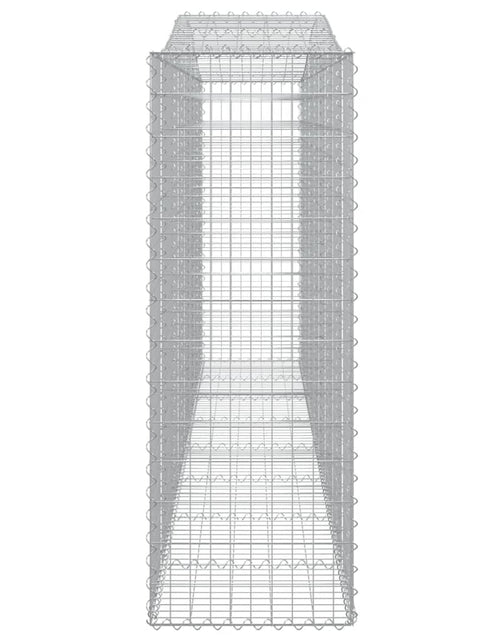 Încărcați imaginea în vizualizatorul Galerie, Coșuri gabion arcuite 4 buc, 400x50x140/160 cm, fier galvanizat - Lando
