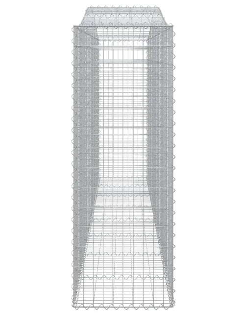 Загрузите изображение в средство просмотра галереи, Coșuri gabion arcuite 15 buc, 400x50x140/160cm, fier galvanizat - Lando
