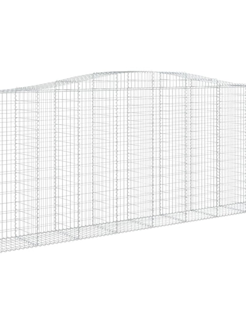 Încărcați imaginea în vizualizatorul Galerie, Coșuri gabion arcuite 6 buc. 400x50x160/180 cm, fier galvanizat - Lando
