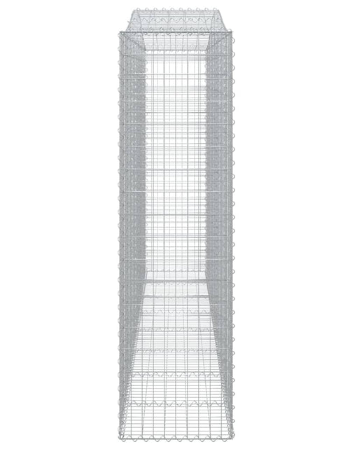 Încărcați imaginea în vizualizatorul Galerie, Coșuri gabion arcuite 3 buc, 400x50x180/200 cm, fier galvanizat - Lando
