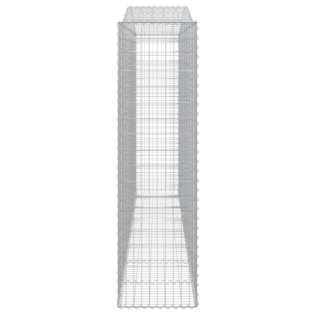 Coșuri gabion arcuite 5 buc, 400x50x180/200 cm, fier galvanizat - Lando