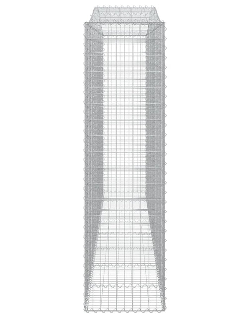 Încărcați imaginea în vizualizatorul Galerie, Coșuri gabion arcuite 6 buc, 400x50x180/200 cm, fier galvanizat - Lando
