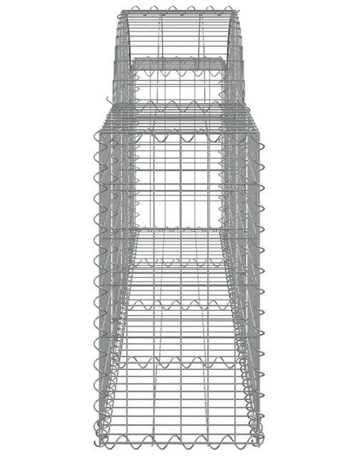 Încărcați imaginea în vizualizatorul Galerie, Coșuri gabion arcuite 5 buc, 200x30x60/80 cm, fier galvanizat - Lando
