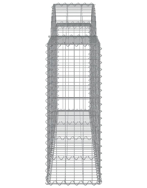 Загрузите изображение в средство просмотра галереи, Coșuri gabion arcuite 25 buc, 200x30x80/100 cm, fier galvanizat - Lando
