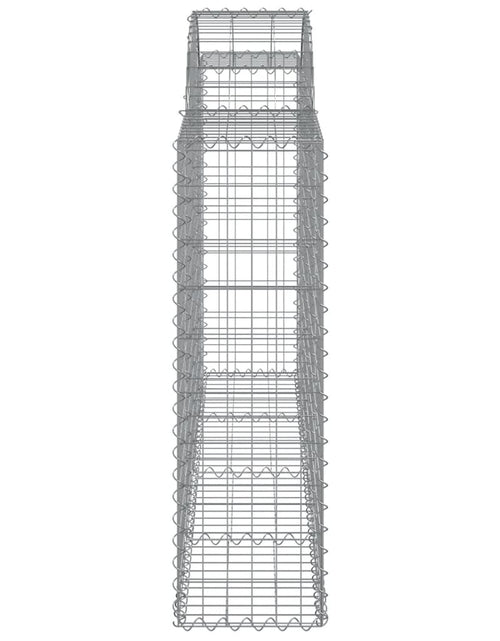 Загрузите изображение в средство просмотра галереи, Coșuri gabion arcuite 7 buc, 200x30x100/120 cm fier galvanizat - Lando
