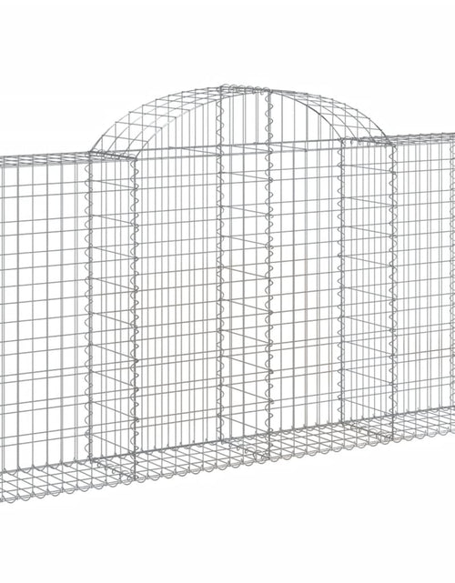 Încărcați imaginea în vizualizatorul Galerie, Coșuri gabion arcuite 14 buc, 200x30x100/120 cm fier galvanizat - Lando
