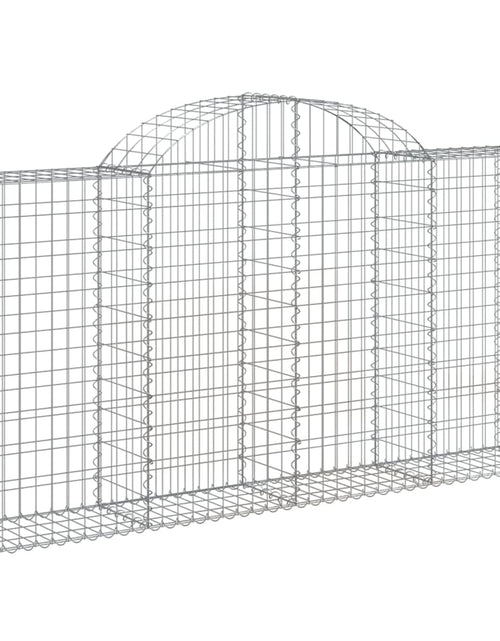 Încărcați imaginea în vizualizatorul Galerie, Coșuri gabion arcuite 15 buc, 200x30x100/120 cm fier galvanizat - Lando
