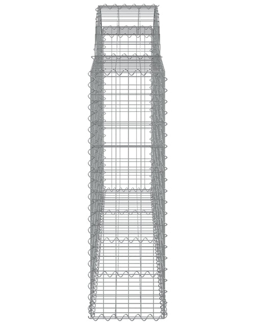 Загрузите изображение в средство просмотра галереи, Coșuri gabion arcuite 15 buc, 200x30x100/120 cm fier galvanizat - Lando
