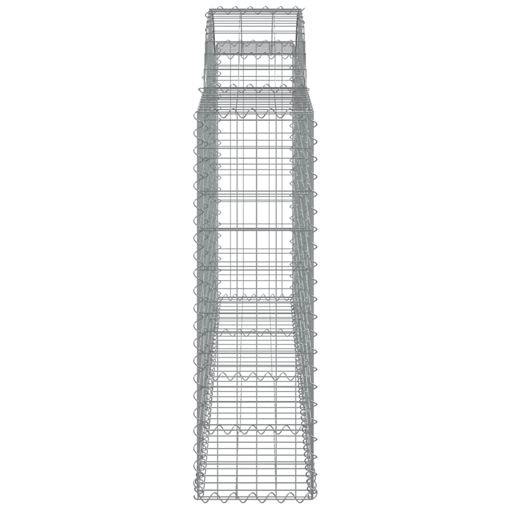 Coșuri gabion arcuite 40 buc, 200x30x100/120 cm fier galvanizat - Lando