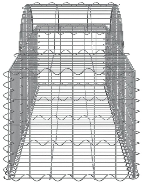 Încărcați imaginea în vizualizatorul Galerie, Coșuri gabion arcuite 12 buc, 200x50x40/60 cm, fier galvanizat - Lando
