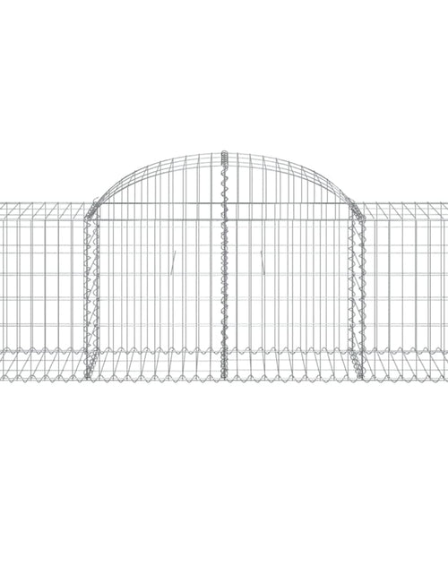 Загрузите изображение в средство просмотра галереи, Coșuri gabion arcuite 6 buc, 200x50x60/80 cm, fier galvanizat - Lando
