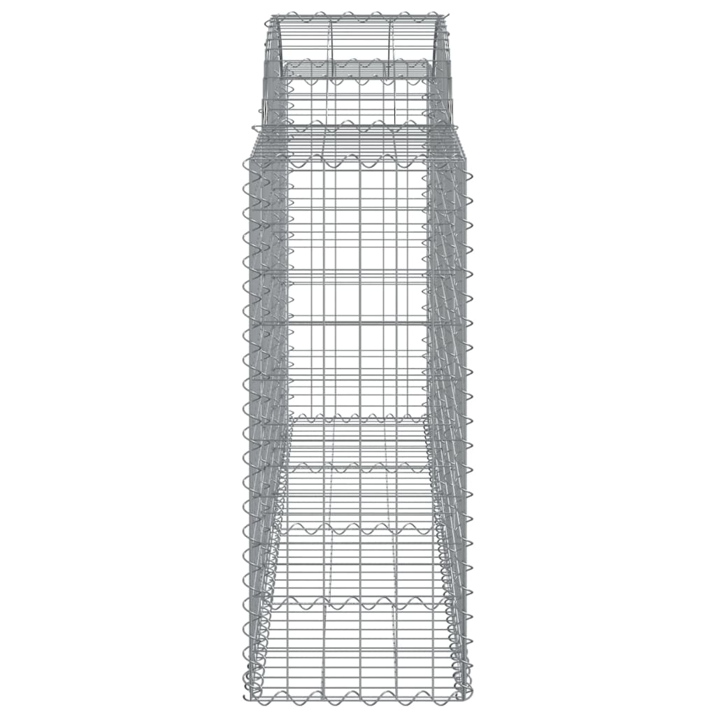 Coșuri gabion arcuite 7 buc, 200x50x100/120 cm, fier galvanizat - Lando