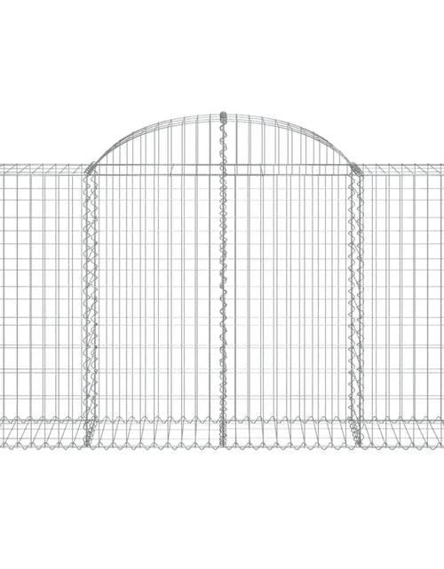 Загрузите изображение в средство просмотра галереи, Coșuri gabion arcuite 30 buc, 200x50x100/120cm, fier galvanizat - Lando
