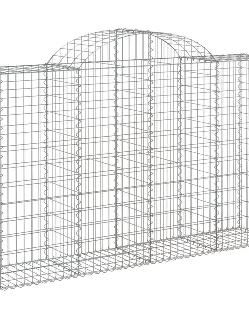 Încărcați imaginea în vizualizatorul Galerie, Coșuri gabion arcuite 13 buc, 200x50x120/140 cm,fier galvanizat - Lando
