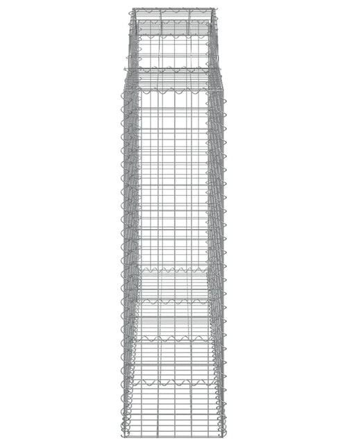 Загрузите изображение в средство просмотра галереи, Coșuri gabion arcuite 11 buc, 200x50x140/160cm, fier galvanizat - Lando
