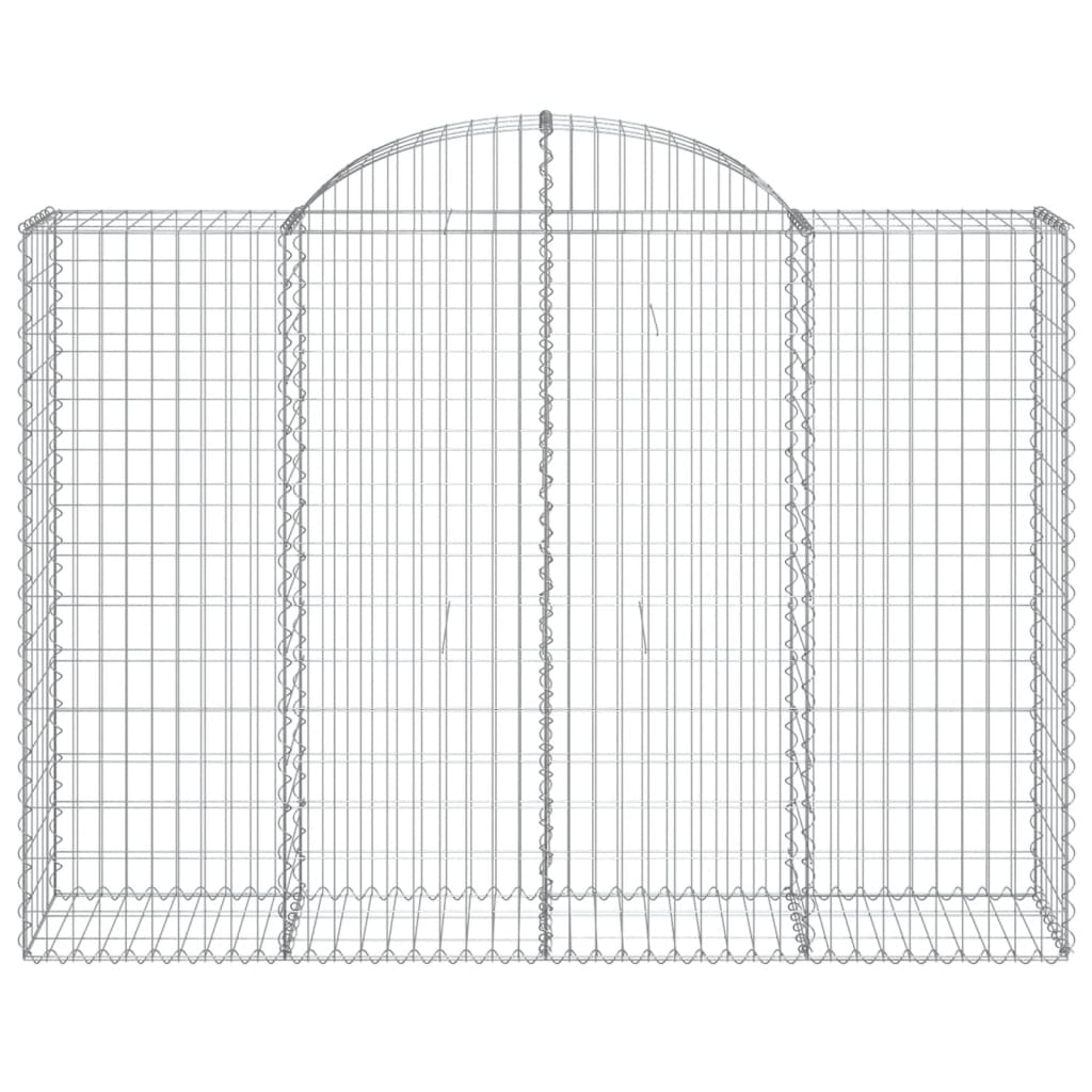 Coșuri gabion arcuite 13 buc, 200x50x140/160cm, fier galvanizat - Lando