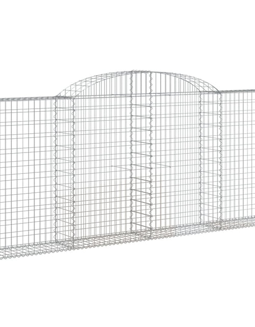 Încărcați imaginea în vizualizatorul Galerie, Coșuri gabion arcuite 13 buc. 300x30x120/140 cm fier galvanizat - Lando
