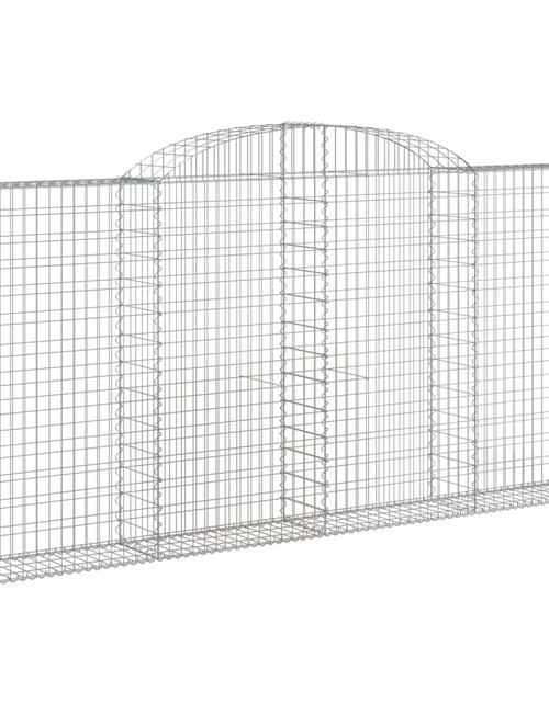 Încărcați imaginea în vizualizatorul Galerie, Coșuri gabion arcuite 12 buc. 300x30x140/160 cm fier galvanizat - Lando
