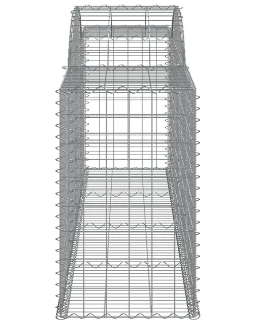 Încărcați imaginea în vizualizatorul Galerie, Coșuri gabion arcuite 2 buc, 300x50x80/100 cm, fier galvanizat - Lando
