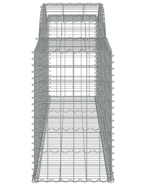 Загрузите изображение в средство просмотра галереи, Coșuri gabion arcuite 20 buc, 300x50x80/100 cm, fier galvanizat - Lando
