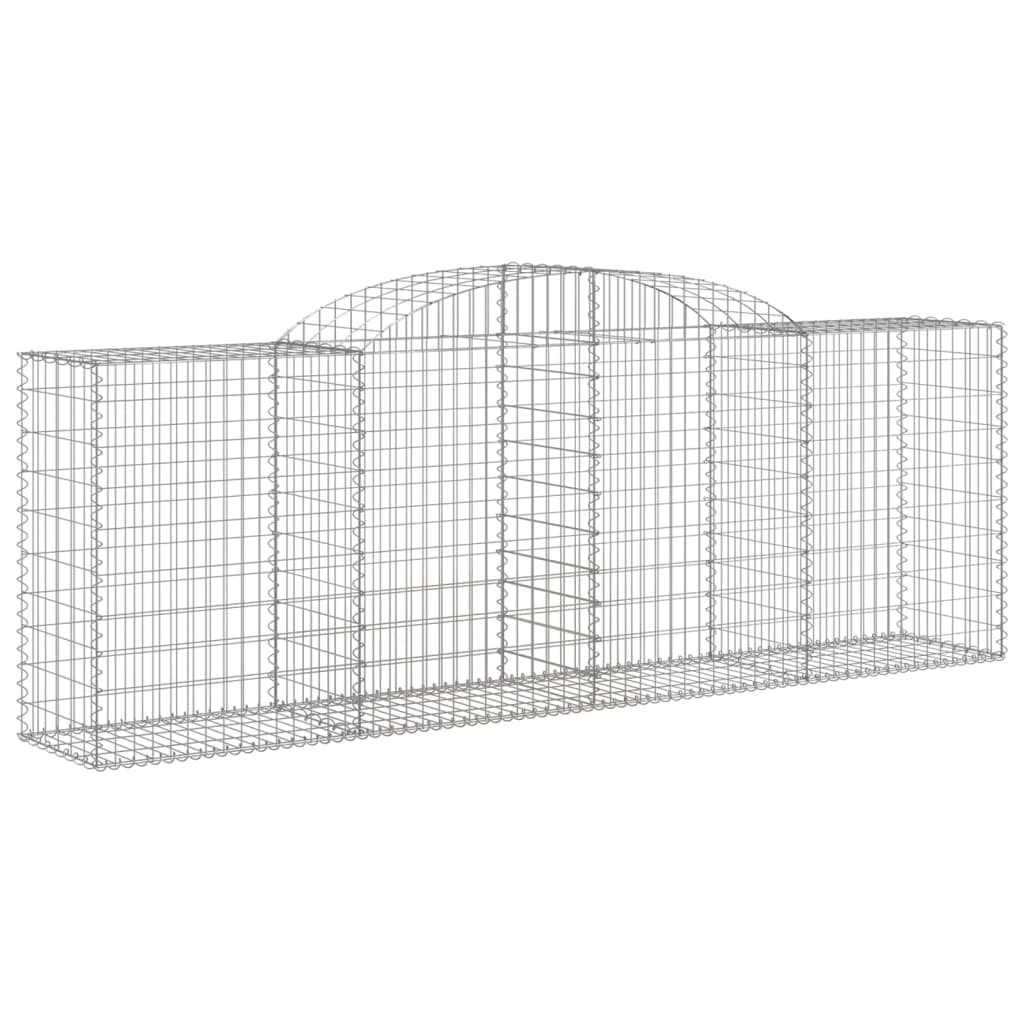 Coșuri gabion arcuite 3 buc, 300x50x100/120 cm fier galvanizat - Lando