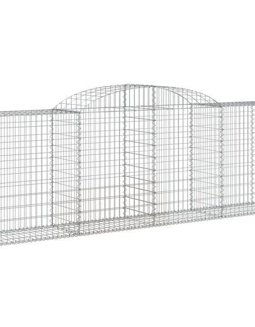 Încărcați imaginea în vizualizatorul Galerie, Coșuri gabion arcuite 10 buc, 300x50x100/120cm, fier galvanizat - Lando
