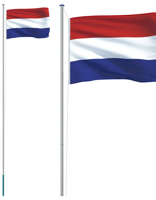 Încărcați imaginea în vizualizatorul Galerie, Steag Olanda și stâlp din aluminiu, 6,23 m Lando - Lando
