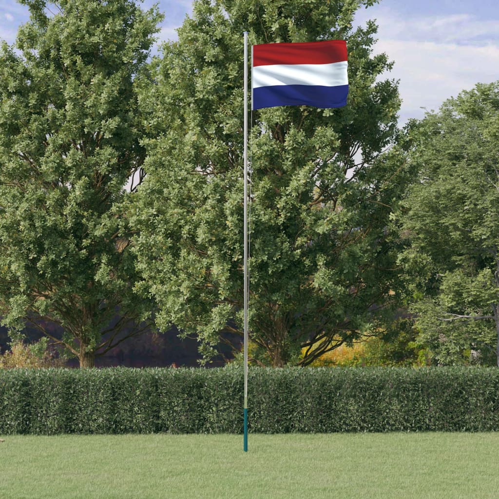 Steag Olanda și stâlp din aluminiu, 6,23 m Lando - Lando