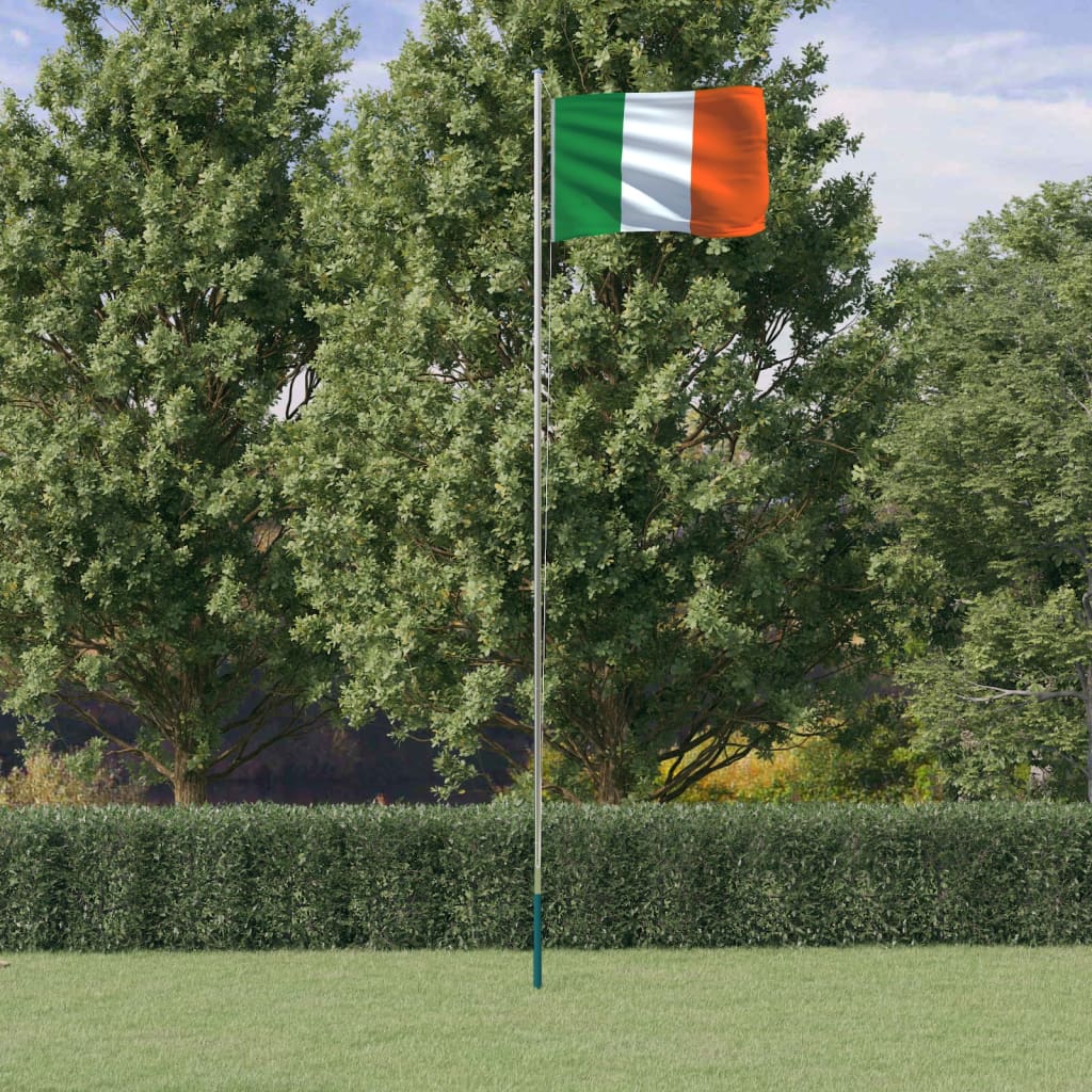 Steag Irlanda și stâlp din aluminiu, 6,23 m - Lando